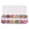 CCINEE Nail Art Slice with Fruit Flower Food Slice Assorted