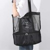 Mesh Summer Beach Bag for Water Parks and Pools Navy Bag