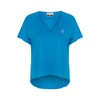 SSC NAPOLI T-Shirt Donna Azzurro, EA7, Prodotto Ufficiale, Logo SSCN,