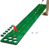 Chriiena Golf Putting Game Mat, Indoor Putting Green Set for
