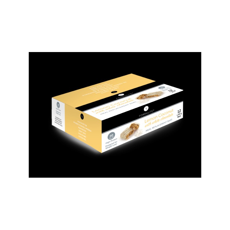Formulite Meal Replacement 65g x 12 Bars Box – Lemon