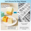 Silicone Freezer Molds 12 Pack,Individual Large Ice Cube Molds, Reusable