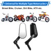 REPAIROCK 1 Set Motorcycle Rear View Mirrors Bar End Side
