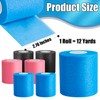 AYNAUHX 6 Pack Pre Wrap for Hair Soccer, Multi Color