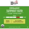 SF Bay Coffee OneCUP Organic Rainforest Blend 36 Ct Medium