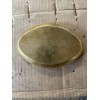 Lamp OVAL SOLID BRASS LAMP STAMPED BACKPLATE 6”LONG X 4