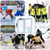HIGHRAZON Dry Erase Hockey Coaches Clipboard, Hockey Lineup Board, Double-Sided