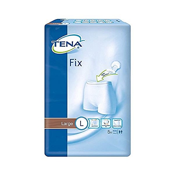 TENA Large Fix Reusable Stretch Pants - Pack of 5