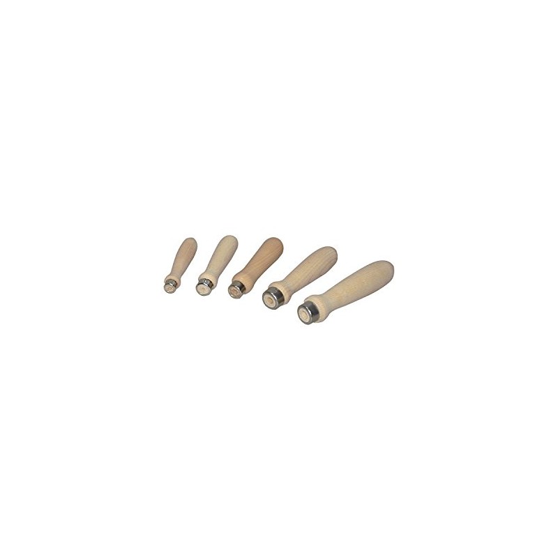 Blu-DAN 967140 File Handle Varnished Wood 140 mm