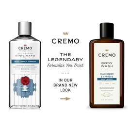Cremo All Season Body Wash, Blue Cedar & Cypress, 16 oz. 2-pack