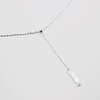 R.Universe 925 Sterling Silver Lariat Double Chain CHOKER Necklace, Gift