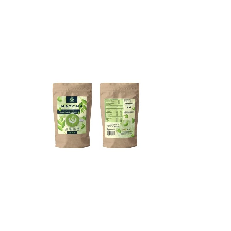 Laurelthy Matcha de origen Japonés Grado Premium 60 Gr