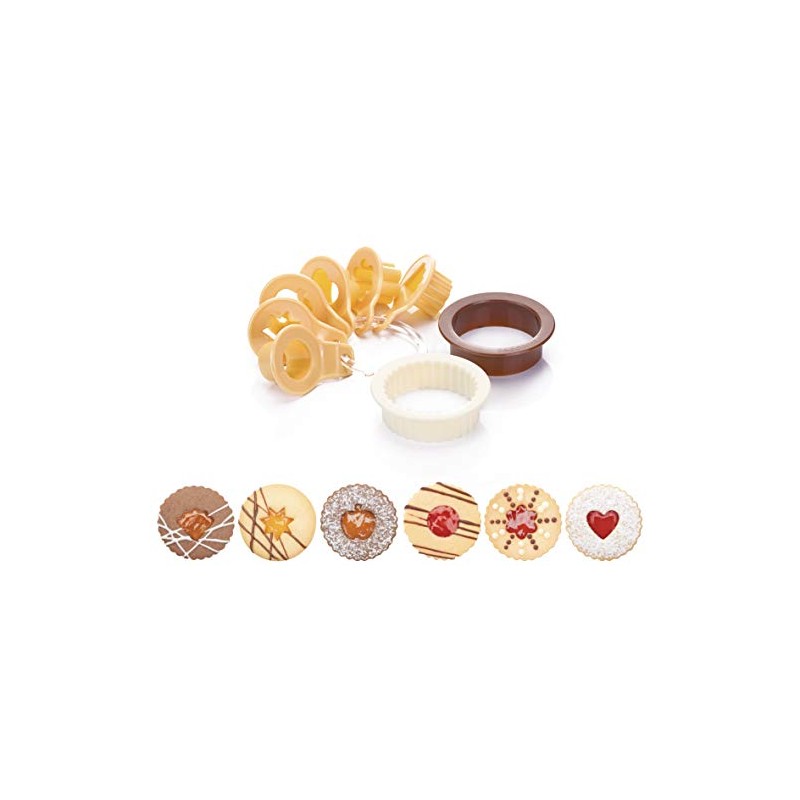 Tescoma Delicia Cookie 630910 Traditional Linzer Cutter Set of 8