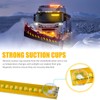 12Inch Mini Emergency Strobe Lights, Amber 44 LED Warning Flashing