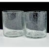 Magenta Citrine Atlas Collection Set of 2 Cocktail Glasses New