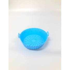 Silicone Air Fryer Basket for 5 Quart Air Fryer BBQ Replacement for Parchment Paper
