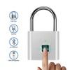 Zinc Alloy Smart Fingerprint Lock, Metal USB Charging Fingerprint Padlock
