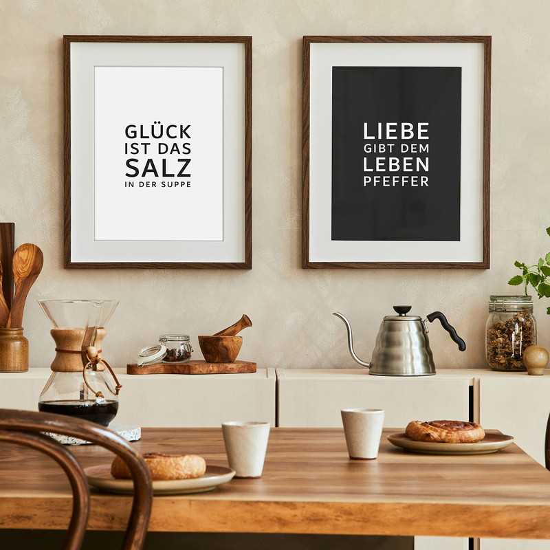 VON STEINEICH® Kitchen Picture Set [4 Pieces] - Tasteful Decorative
