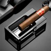CIGARLOONG Cigar Ashtray Glass for Outdoors Patio Home Office Use,Gift