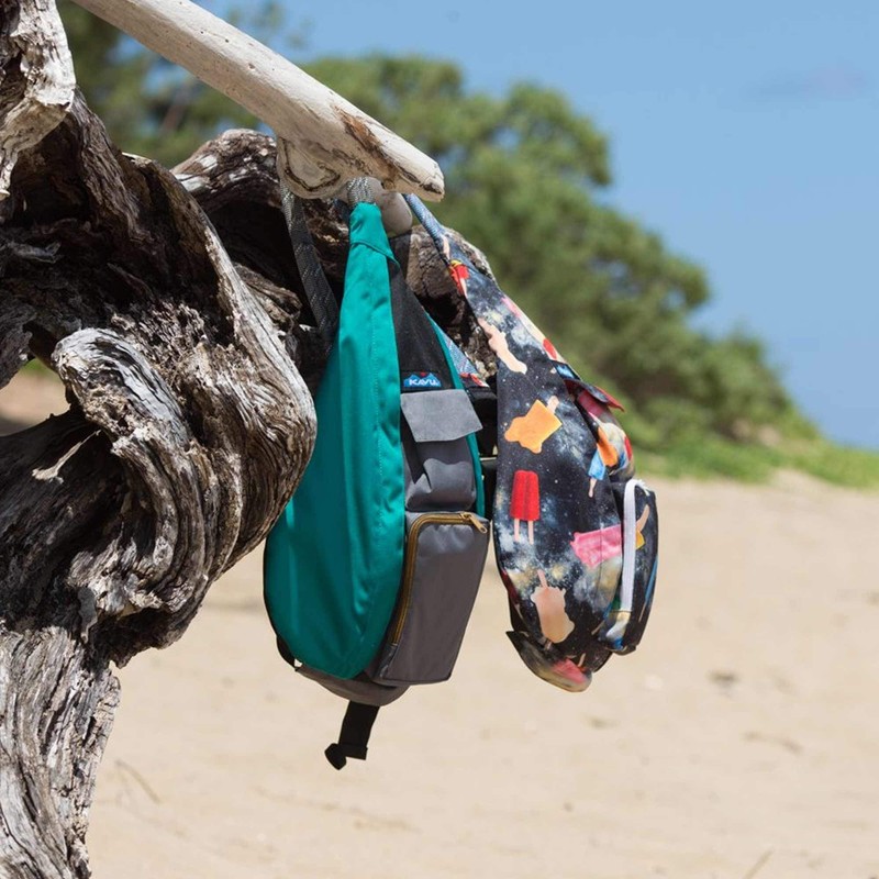 KAVU Original Rope Sling Pack with Adjustable Rope Shoulder Strap,