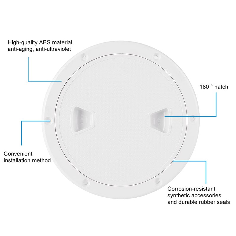 Marine Deck Plate Boat Parts Yacht Deck Lid Hatch Deck
