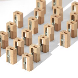 SproutWorld Wooden Pencil Sharpener | Certified Wood |25 Pack