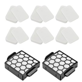 Ancolin ZU60 Filter Replacement Kit for Shark Navigator Zero-M Self-Cleaning Brushroll Pet Pro Upright Vacuum ZU60 ZU62 ZU62C NV150 NV151 NV255, Replaces Parts # 1238FT60 (2 Filter + 6 Foam + 6 Felt)