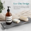 Water Absorbing Stone Tray for Sink, Diatomite Drying Stone for