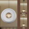bociloy 2Pcs 10" OD x 4" ID Molded PU Ceiling