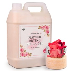 Silica Gel Flower Drying – 7 LBS Flower Drying Silica by Reusable, Color Indicating Silica Gel Beads for Drying Flowers, Silica Sand Flower Drying for Wedding Decoration, Resin Mold, Graduation