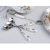 V&A Alice in Wonderland Stainless Steel Teaspoons with Decorative Porcelain