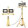 LED Work Light with Stand, 10000 Lumen 2 Head Portable