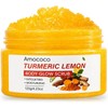 Exfoliante Corporal de Cúrcuma y Limón: Limpieza Profunda, Desintoxicación de