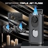 5-in-1 Torch Lighter, with Multi-use Tool, Punch, Draw Enhancer Tool,