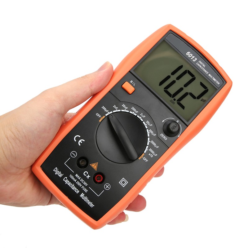 6013 Digital Multimeter Capacitance 20000uF Meter Manual Range Capacitance Tester