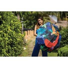 Anuschka Original Printed Artwork Umbrella Auto Open/Close - Rainforest Beauties