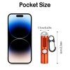 Mini Pocket Flashlight - Durable Aluminum Alloy Body, Bright LED,