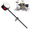 Drum Beater Hammer Metal Handle Round White Felt Head Perfect
