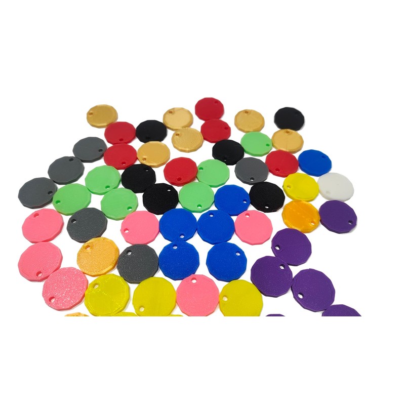 eTech4Us 6 Pack Mixed Trolley Coin Token Removable Supermarket £1