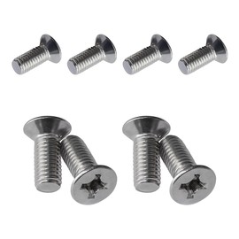 KVAEY 8 PCS Stainless Steel Brake Disc Rotor Screws, 936000-6014-0H Brake Disc Retaining Screws for Front and Rear, Rotor Screws Replacement Fits Accord Civic Odyssey CR-Z MDX