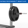 Kipika J-Hooks for Squat/Power Rack, Weight Plate Holder Set for