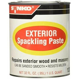 SYNKOLOID SYNKO Exterior Spackling Paste Spackle Repairs Wood, Masonry, Stucco 1-Quart