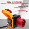 Wattive Switch Plug 400VAC KOA7 Machine Switch Motor Protection Switch,