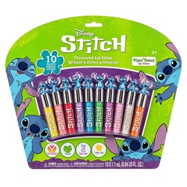 Stitch Brillo Labial Vegetal 10 pzas Niñas Regalo Fiesta