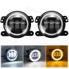 AQJ 4inch Round 60W LED Fog Lights Front Bumper For