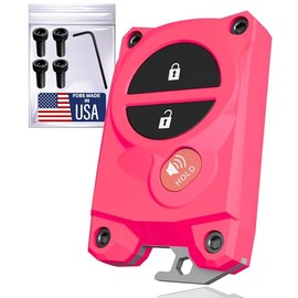 For Toyota Key Fob Cover with Built-in Bottle Opener - Rugged Protective Shell for Tundra (2007-2017) & Tacoma (2005-2015) - Enhanced Grip & Durability - Key Fob Replacement Shell - Custom Colors