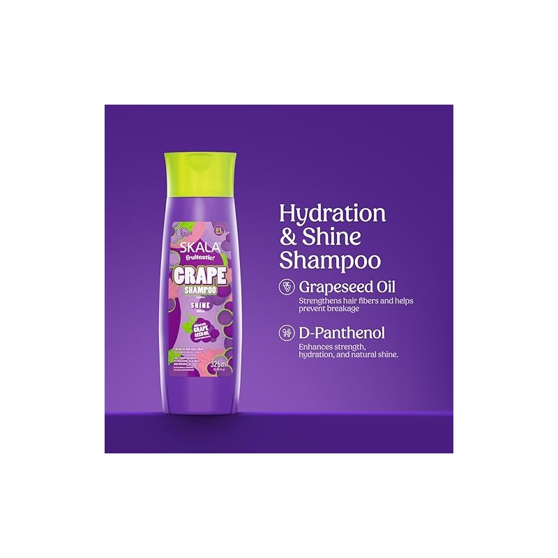 SKALA Shampoo Uva Antioxidante Brillo y Protección Capilar 325 ml