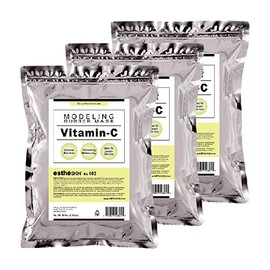 estheSKIN (3 pack) No.103 Vitamin-C Modeling Mask Powder for Professional Facial Treatment, 35 Oz.