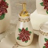 Poinsettia Grace Lotion Soap Dispenser Light Cream Light Cream Lotion