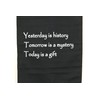Large Cotton Harmony Inspirational Yoga Banner Scroll Style Three Color